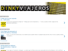 Tablet Screenshot of dinkyviajeros.com